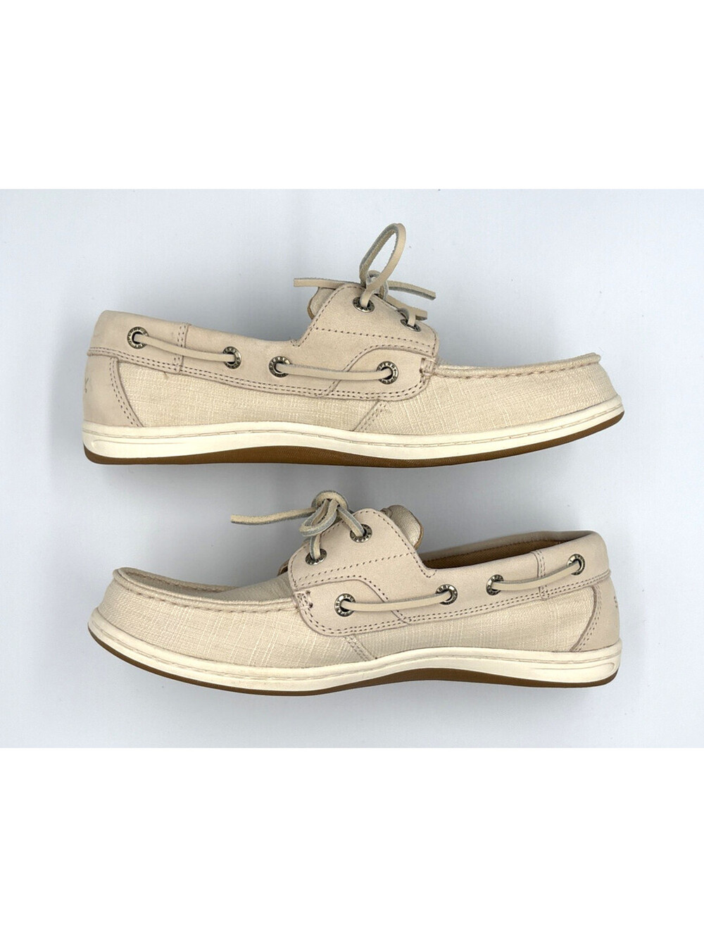 Sperry Koifish Sparkle Boat Shoes | Linen Oat | Women’s 7.5